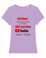 Youtube went down Tricou mânecă scurtă guler larg fitted Damă Expresser