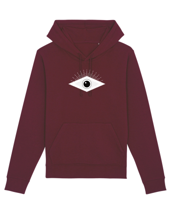 Abstract Eye Burgundy
