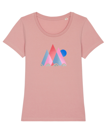 Munți Geometrie și Culori Canyon Pink