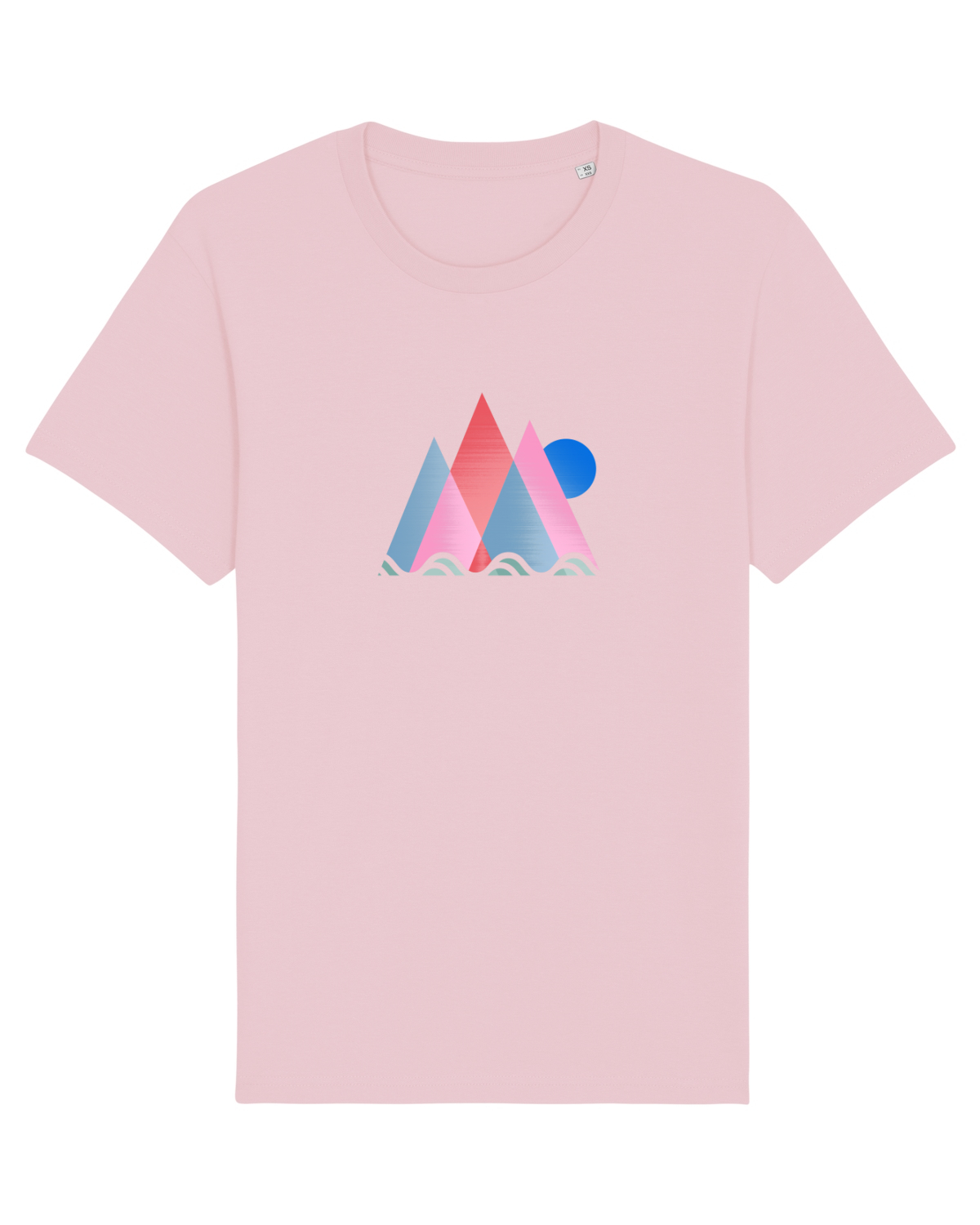 Tricou mânecă scurtă Unisex Rocker Cotton Pink