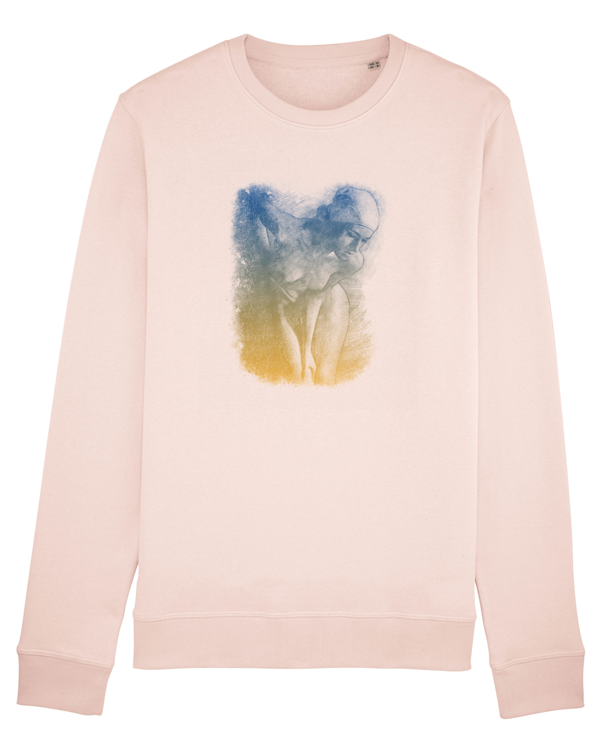 Bluză mânecă lungă Unisex Rise Candy Pink