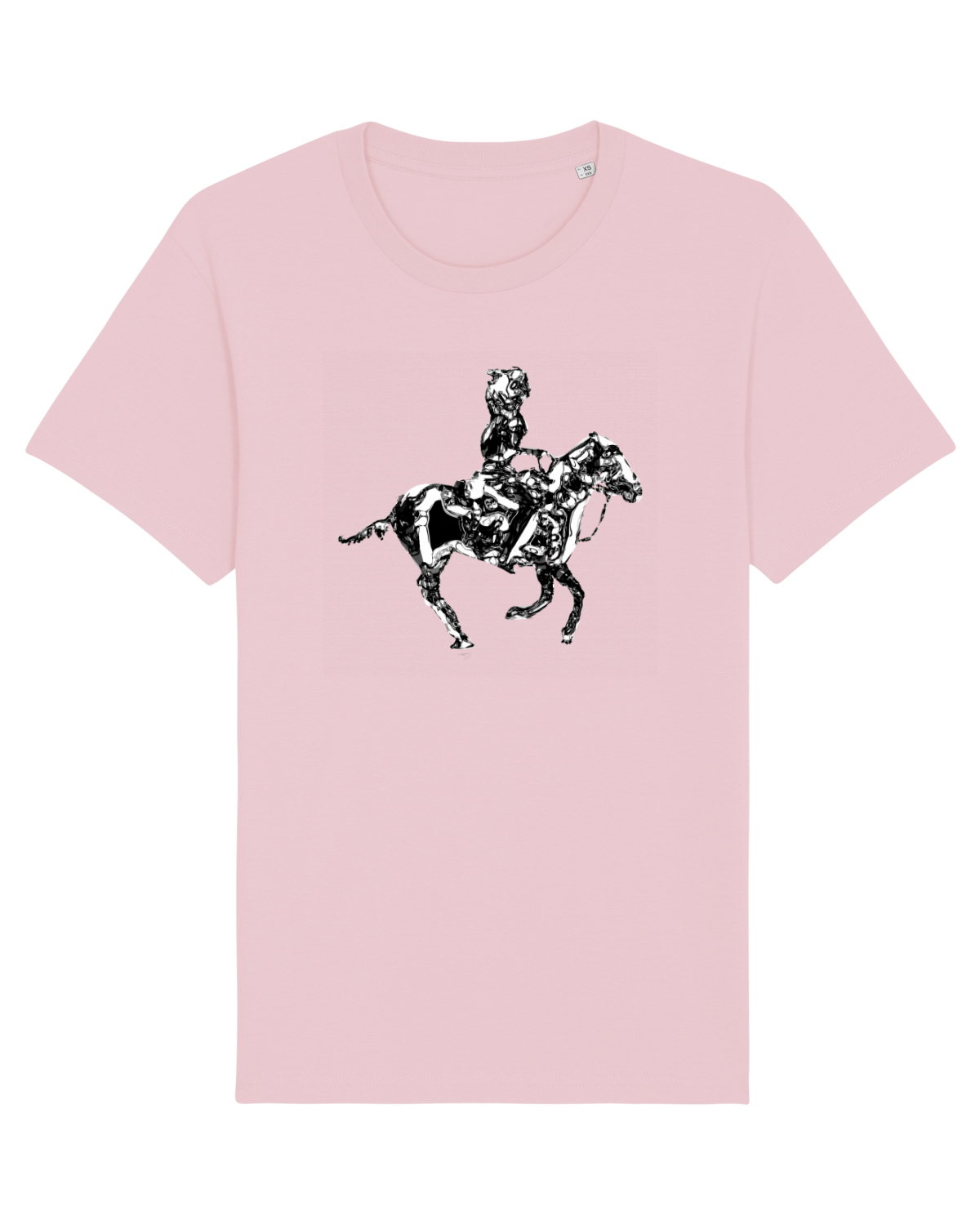 Tricou mânecă scurtă Unisex Rocker Cotton Pink