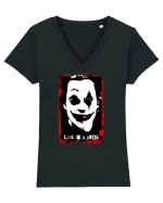 life is a joke Tricou mânecă scurtă guler V Damă Evoker