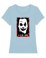life is a joke Tricou mânecă scurtă guler larg fitted Damă Expresser