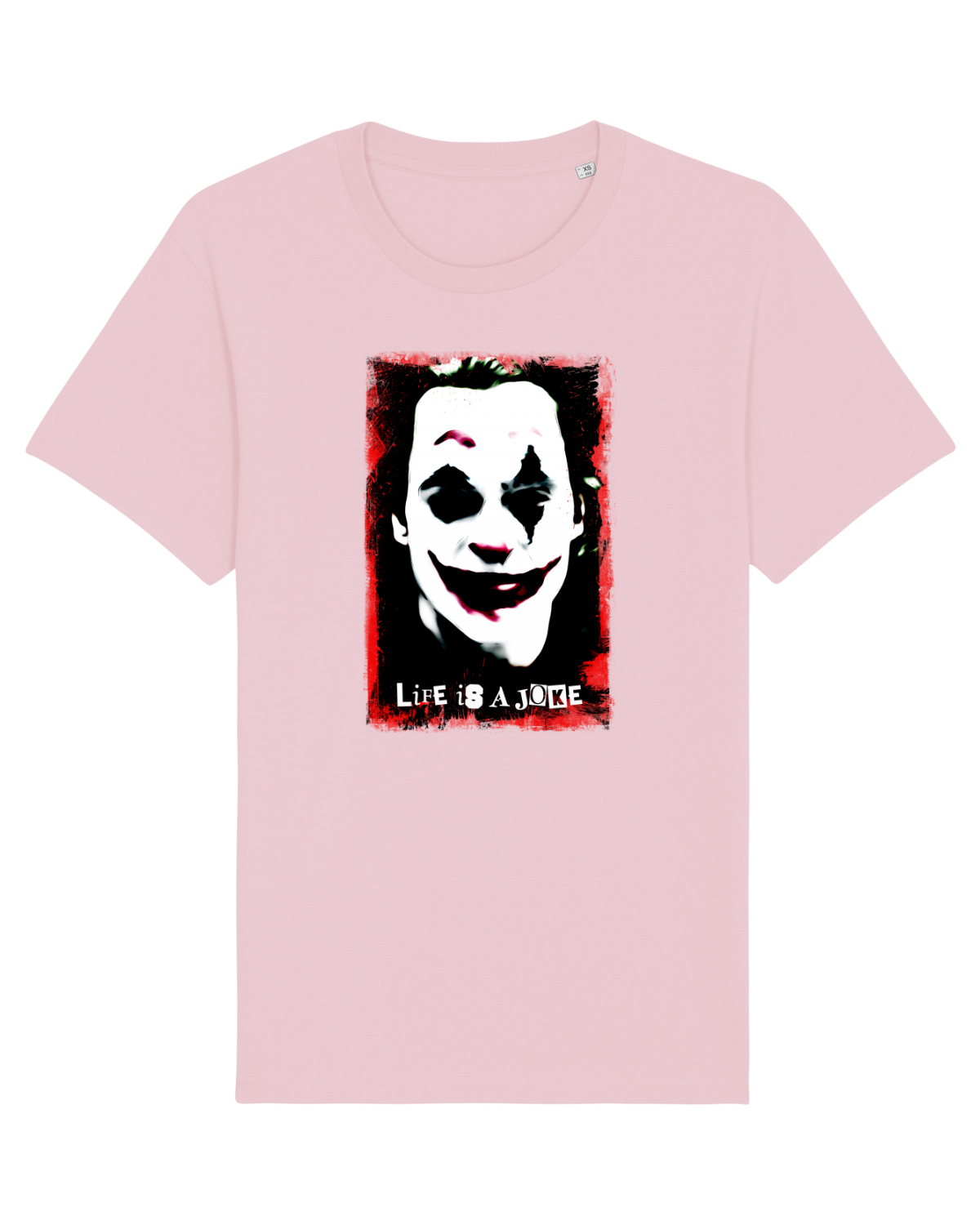 Tricou mânecă scurtă Unisex Rocker Cotton Pink