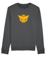 Vulpea Aurie cu Ochi de Smarald Bluză mânecă lungă Unisex Rise