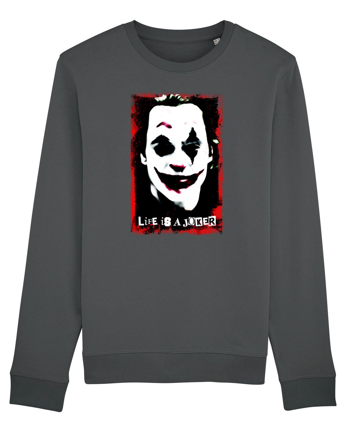 Bluză mânecă lungă Unisex Rise Anthracite