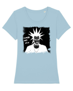 punks not dead Tricou mânecă scurtă guler larg fitted Damă Expresser