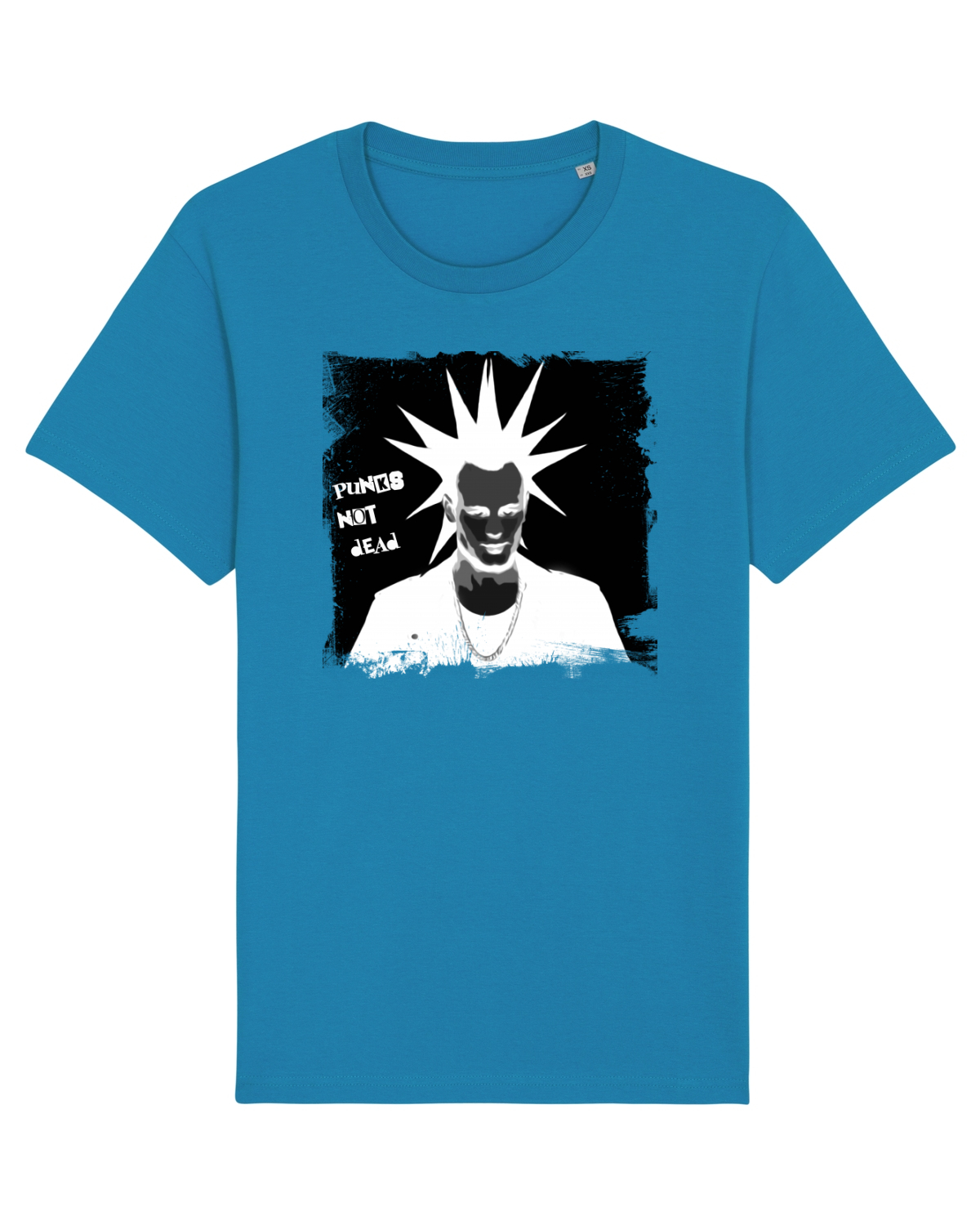 Tricou mânecă scurtă Unisex Rocker Azur