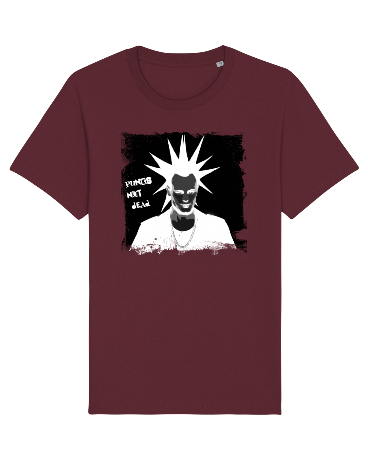 Tricou mânecă scurtă Unisex Rocker Burgundy