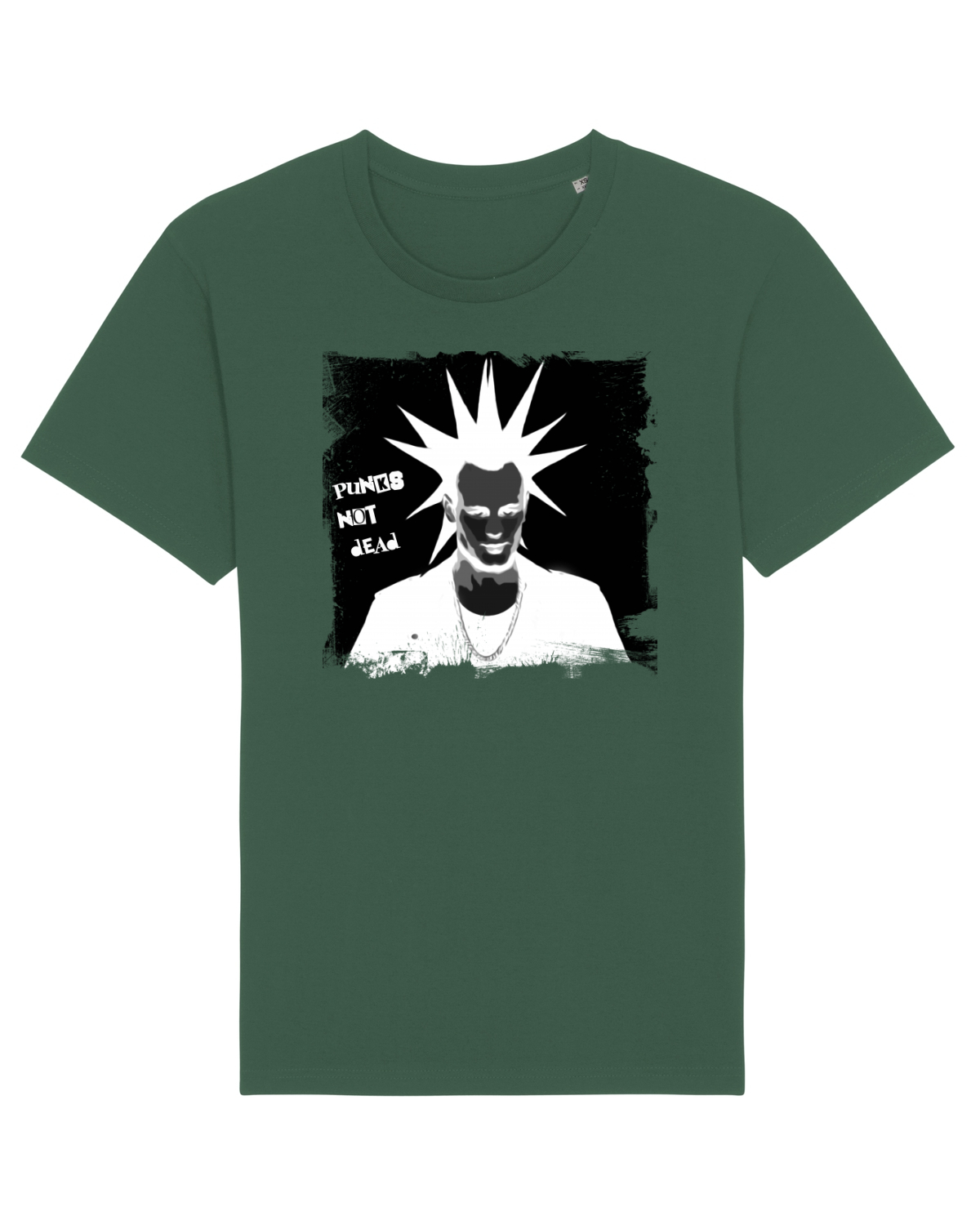 Tricou mânecă scurtă Unisex Rocker Bottle Green