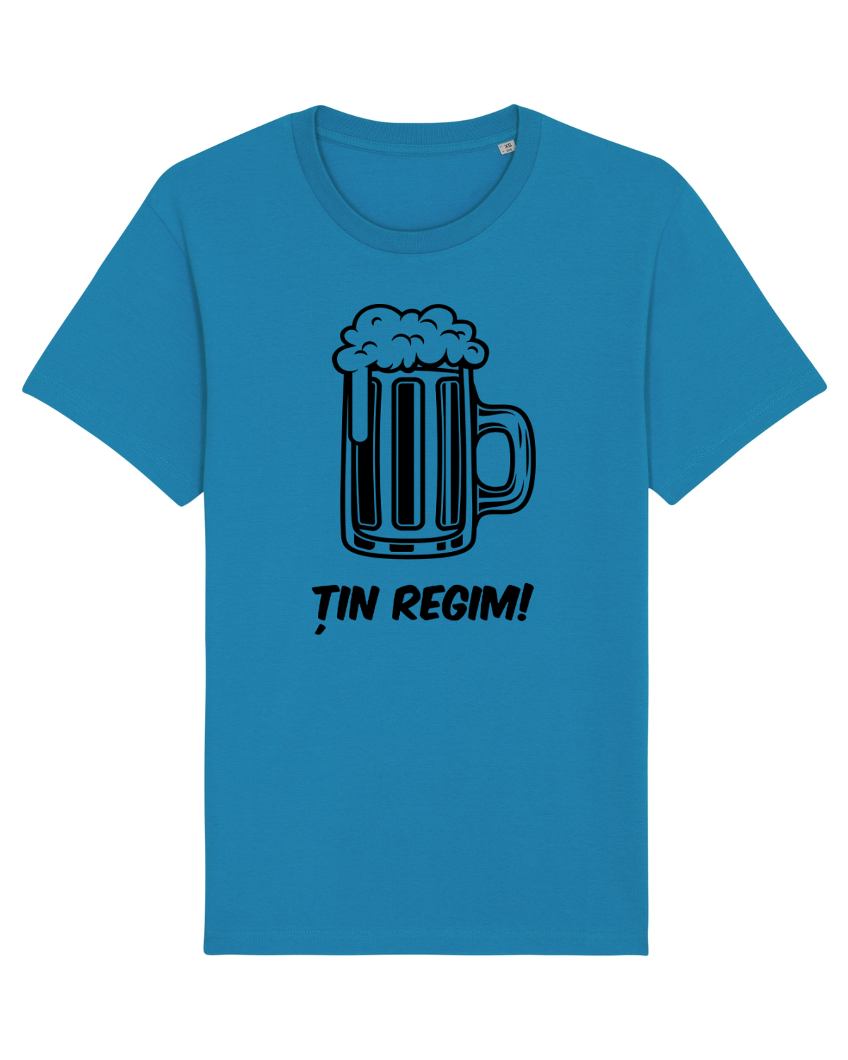 Tricou mânecă scurtă Unisex Rocker Azur