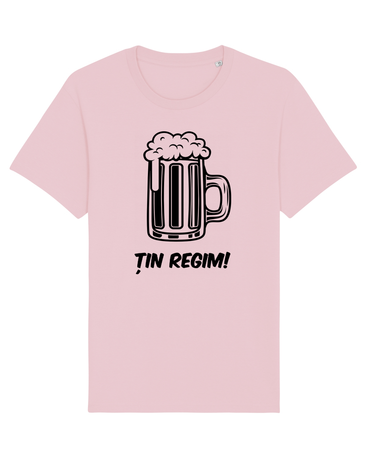 Tricou mânecă scurtă Unisex Rocker Cotton Pink