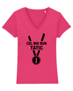 Cel mai bun tatic Tricou mânecă scurtă guler V Damă Evoker