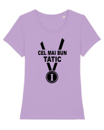 Cel mai bun tatic Tricou mânecă scurtă guler larg fitted Damă Expresser