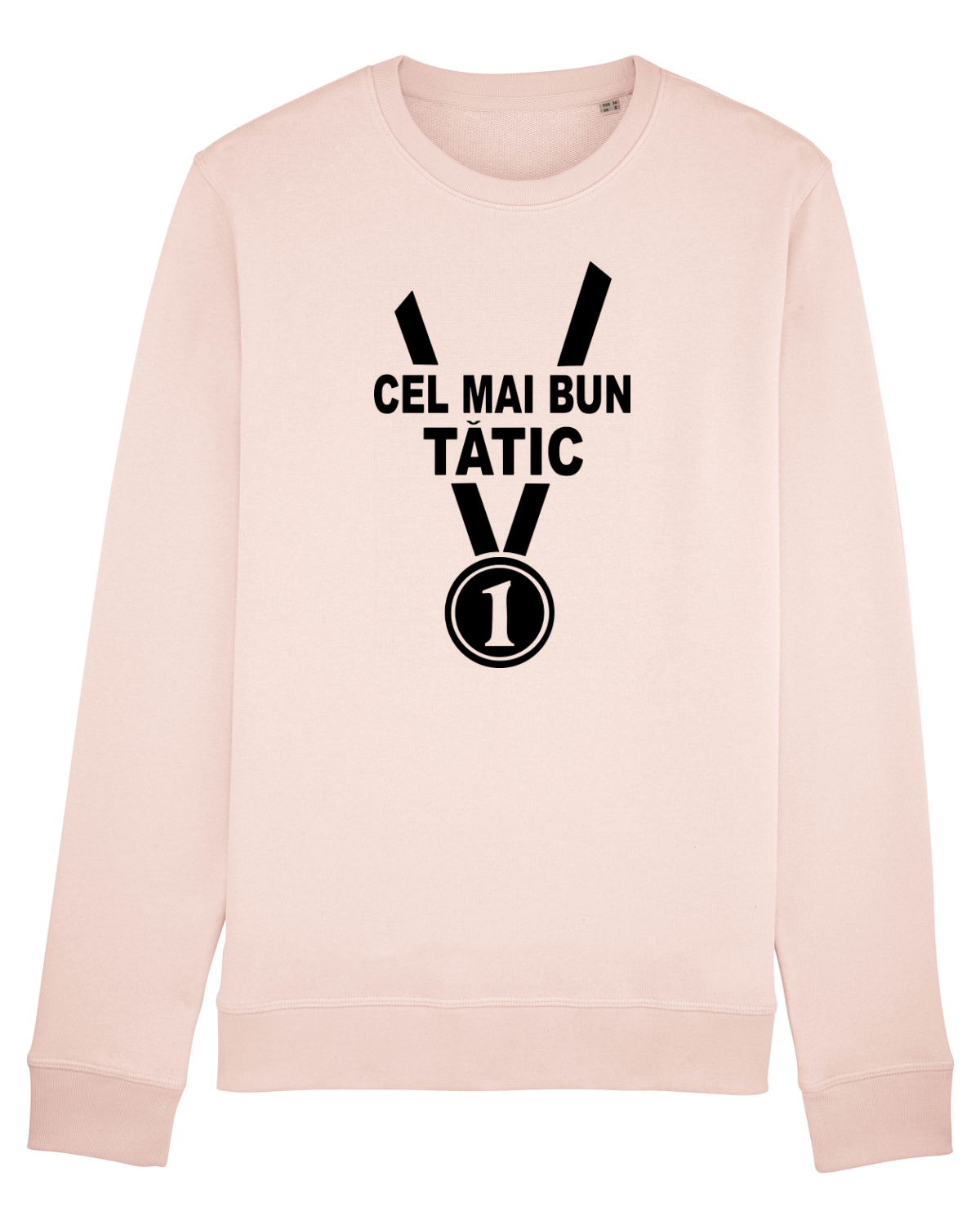 Bluză mânecă lungă Unisex Rise Candy Pink
