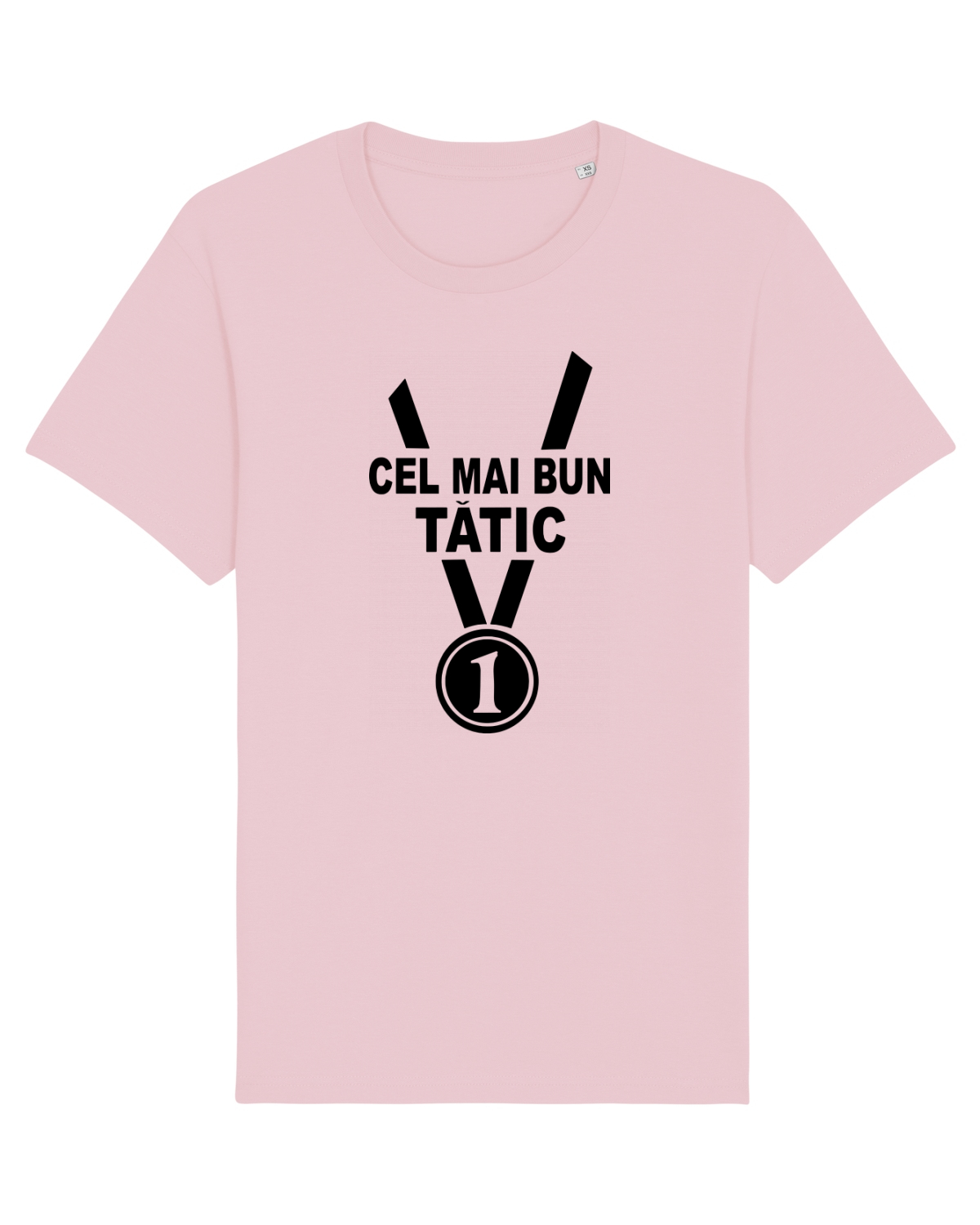 Tricou mânecă scurtă Unisex Rocker Cotton Pink