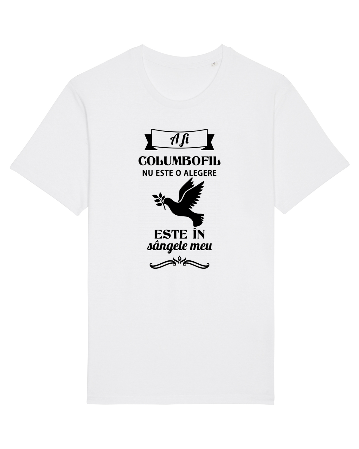 Tricou mânecă scurtă Unisex Rocker White