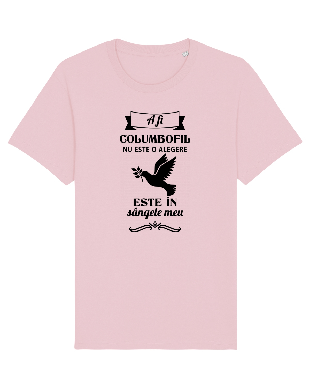 Tricou mânecă scurtă Unisex Rocker Cotton Pink