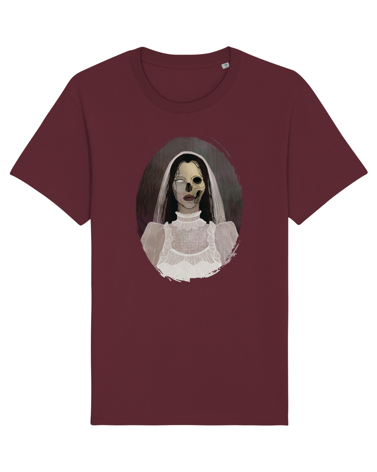 Tricou mânecă scurtă Unisex Rocker Burgundy