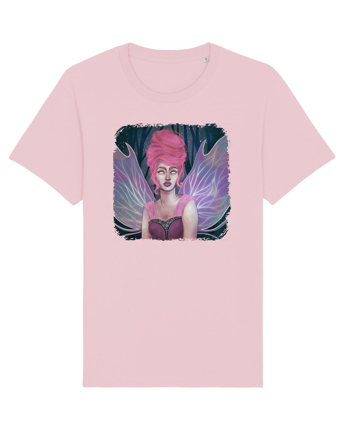 Tricou mânecă scurtă Unisex Rocker Cotton Pink