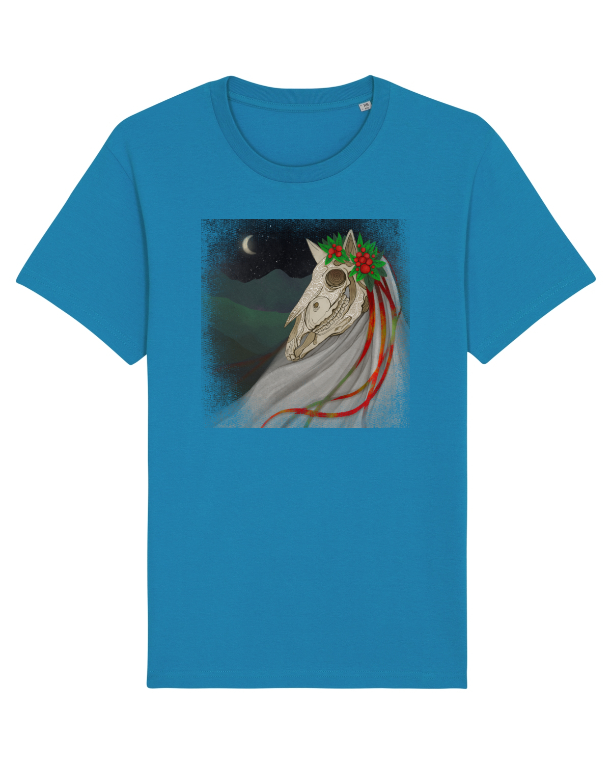 Tricou mânecă scurtă Unisex Rocker Azur