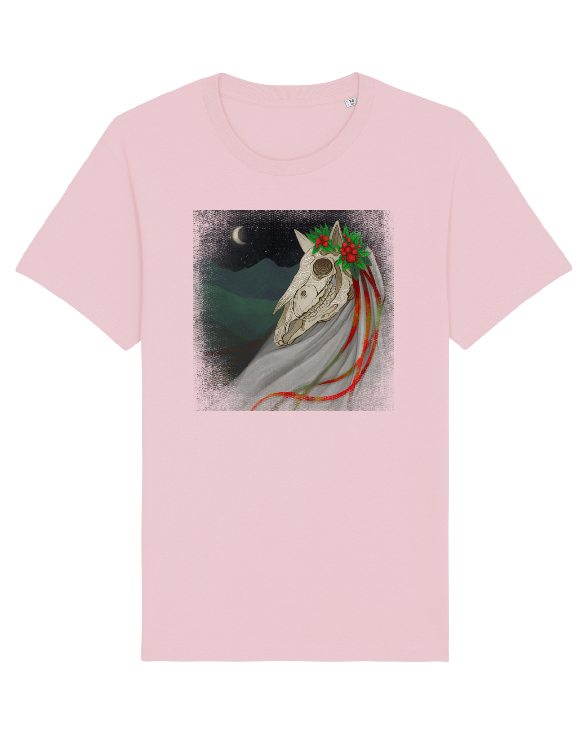 Tricou mânecă scurtă Unisex Rocker Cotton Pink