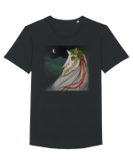 Mary Lwyd Tricou mânecă scurtă guler larg Bărbat Skater