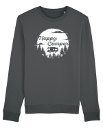 Happy Camper Bluză mânecă lungă Unisex Rise