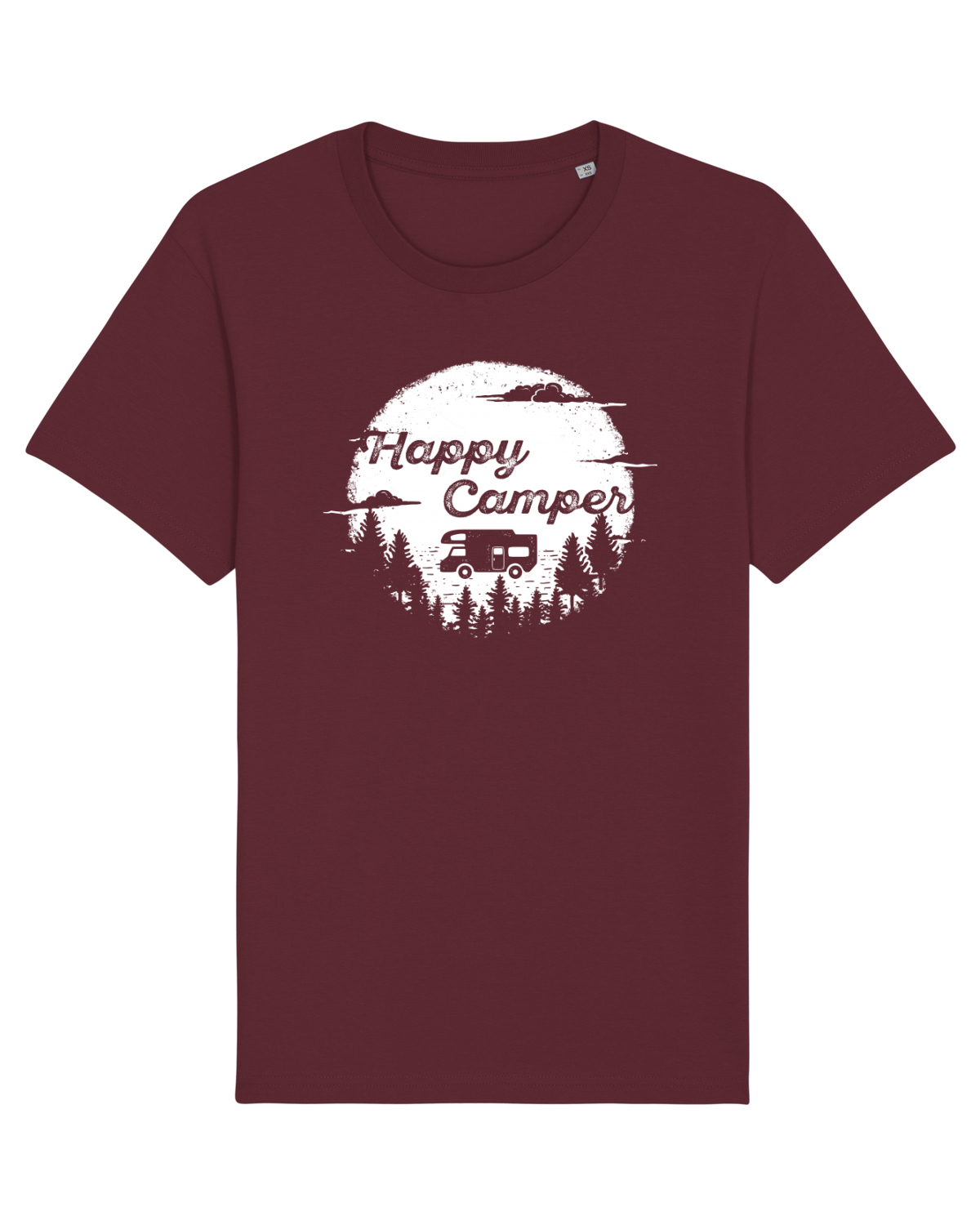 Tricou mânecă scurtă Unisex Rocker Burgundy
