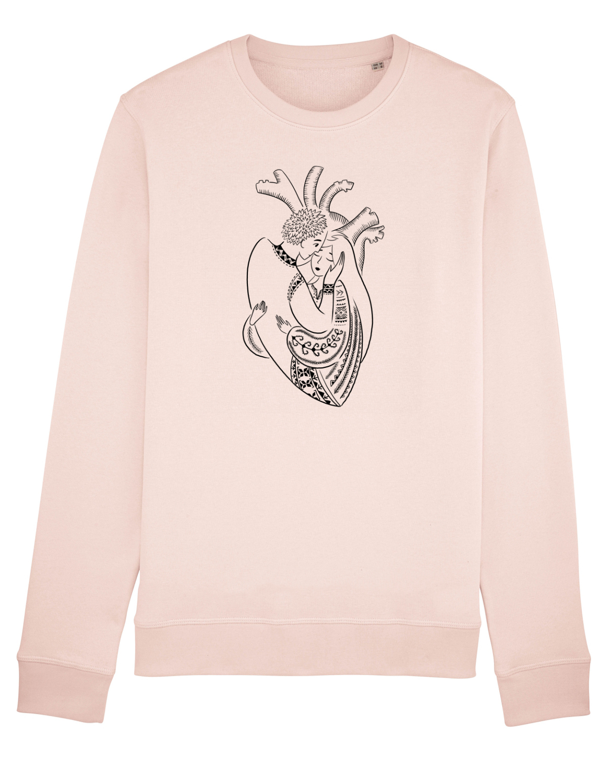 Bluză mânecă lungă Unisex Rise Candy Pink
