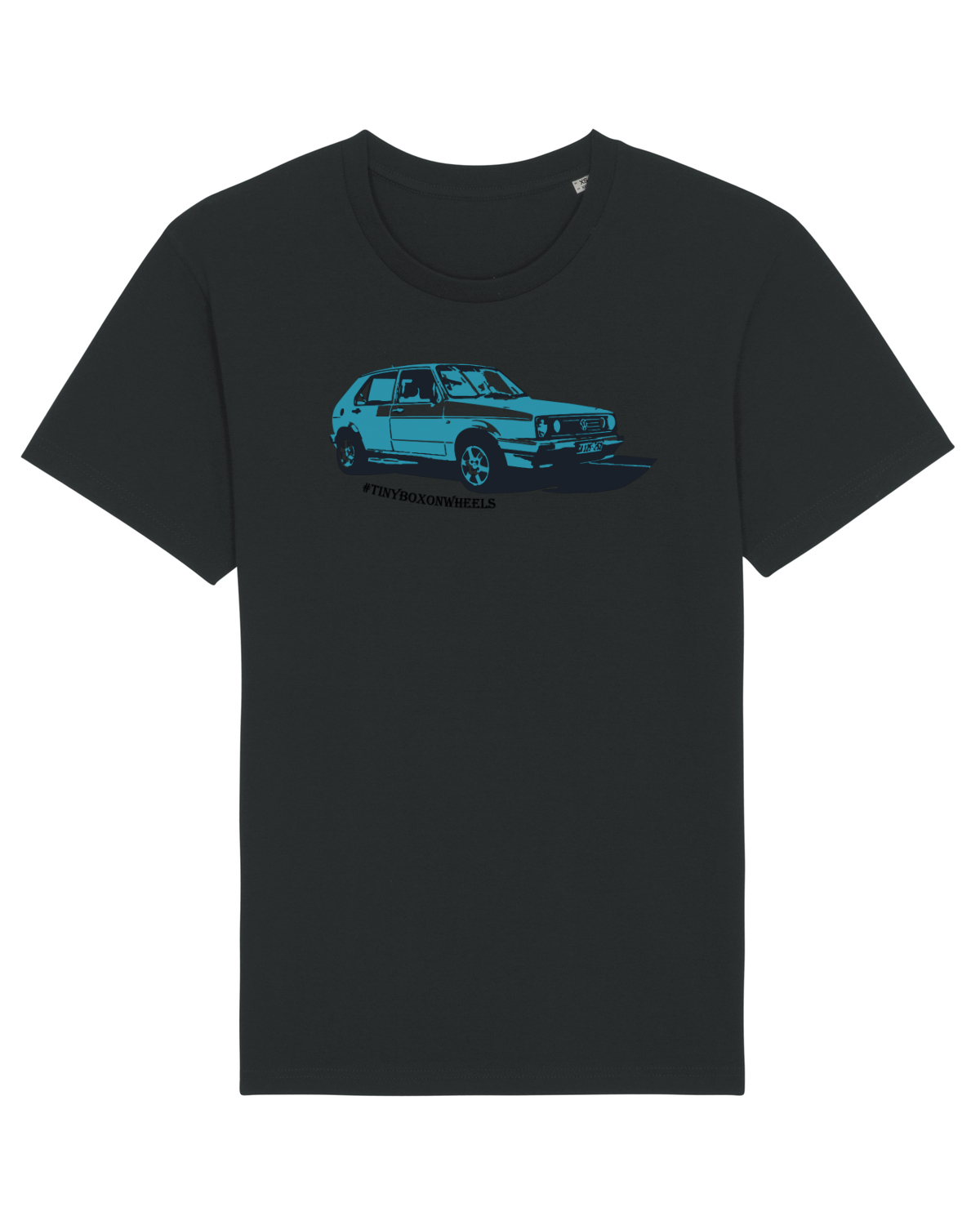 Tricou mânecă scurtă Unisex Rocker Black