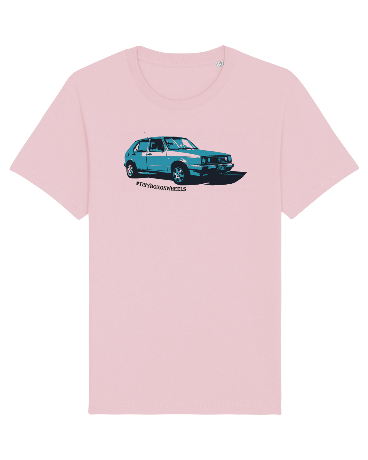 Tricou mânecă scurtă Unisex Rocker Cotton Pink