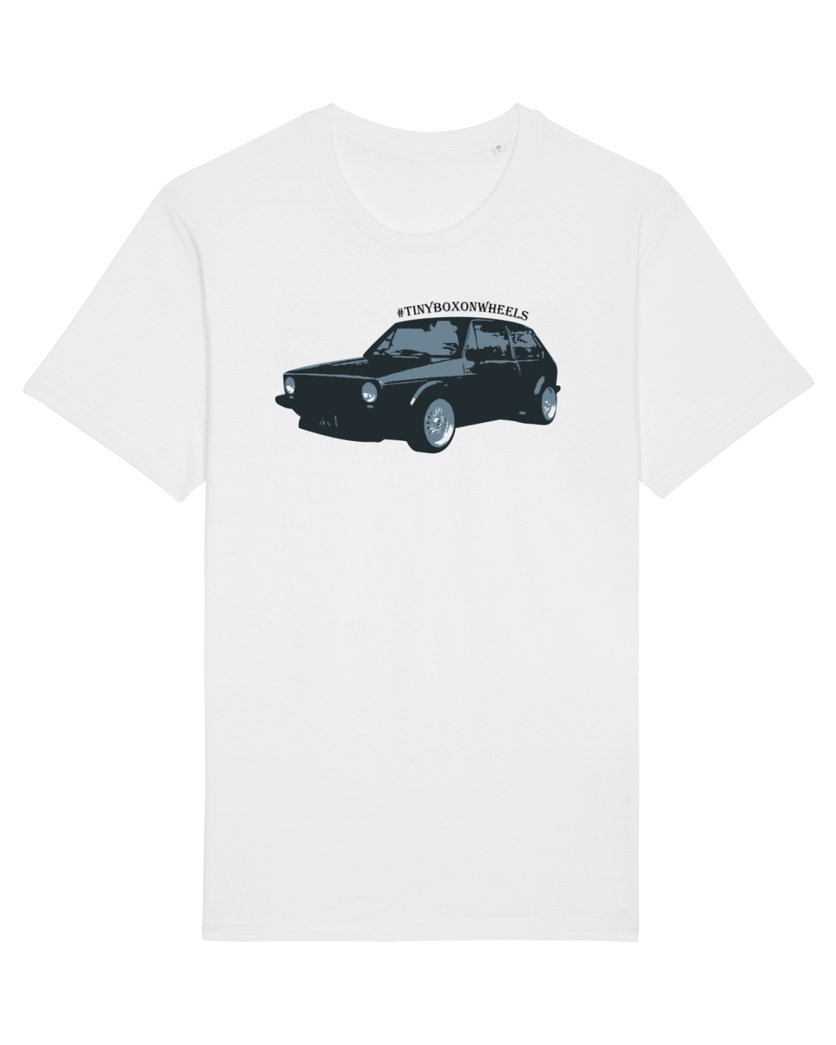 Tricou mânecă scurtă Unisex Rocker White