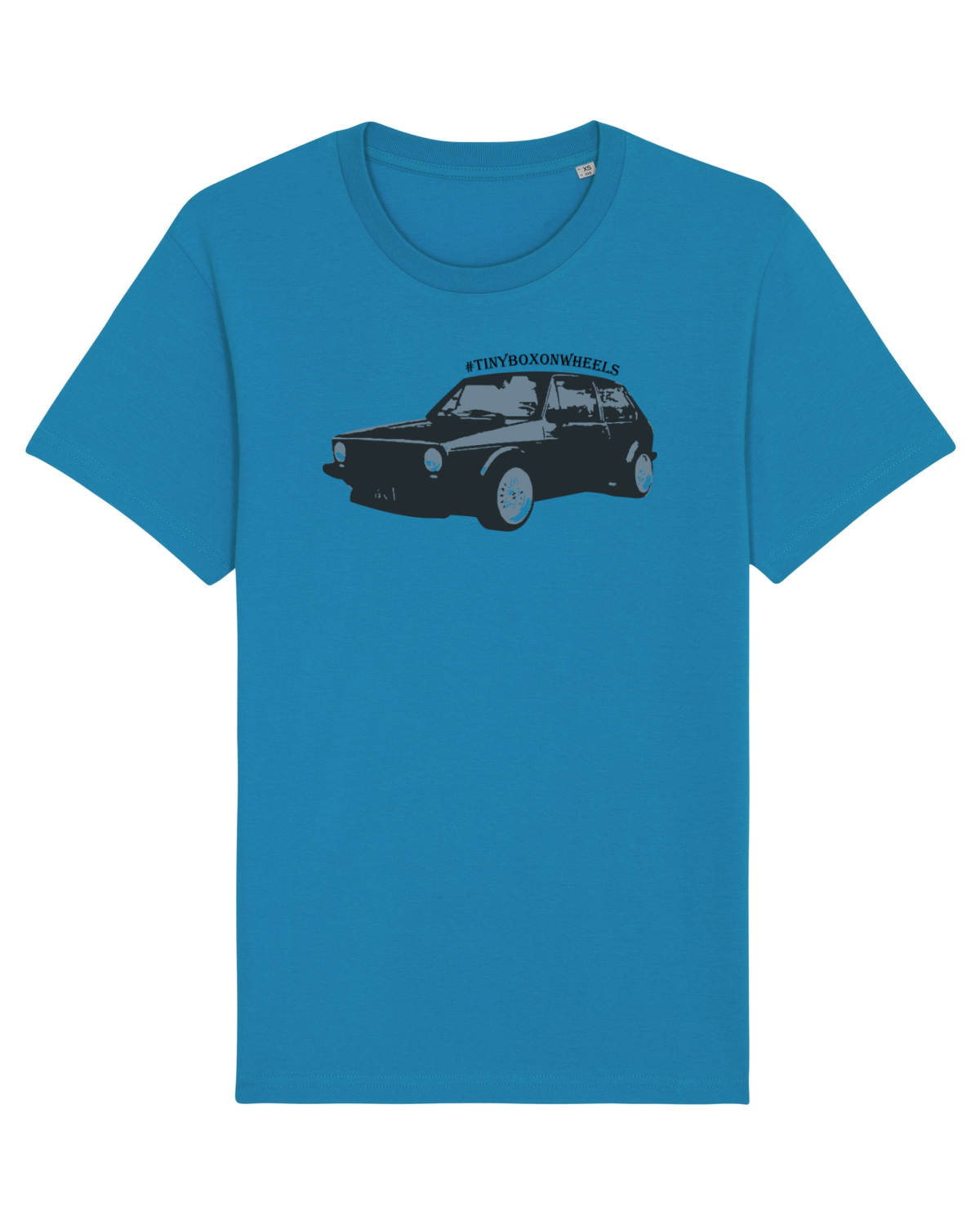 Tricou mânecă scurtă Unisex Rocker Azur