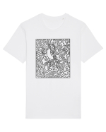 De colorat Tricou mânecă scurtă Unisex Rocker