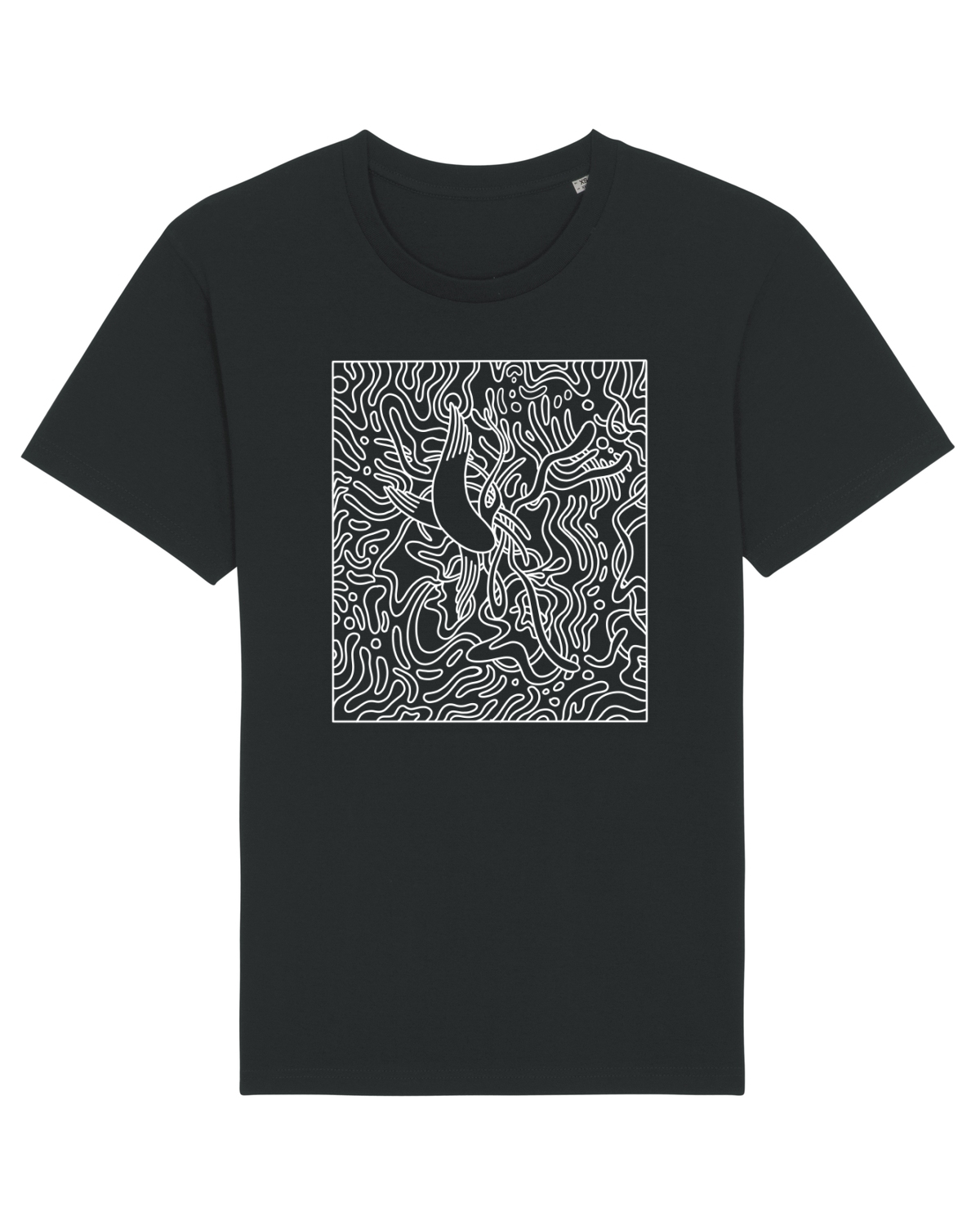 Tricou mânecă scurtă Unisex Rocker Black