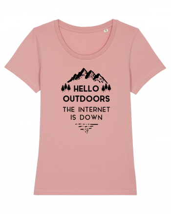 Hello Outdoors The Internet Is Down Canyon Pink