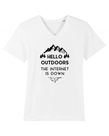 Hello Outdoors The Internet Is Down White