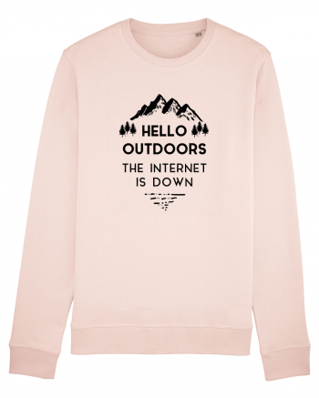 Hello Outdoors The Internet Is Down Candy Pink