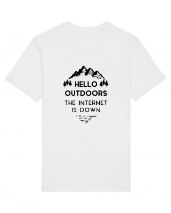 Hello Outdoors The Internet Is Down White
