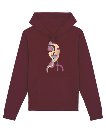Textura personalității Burgundy