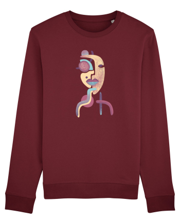 Textura personalității Burgundy