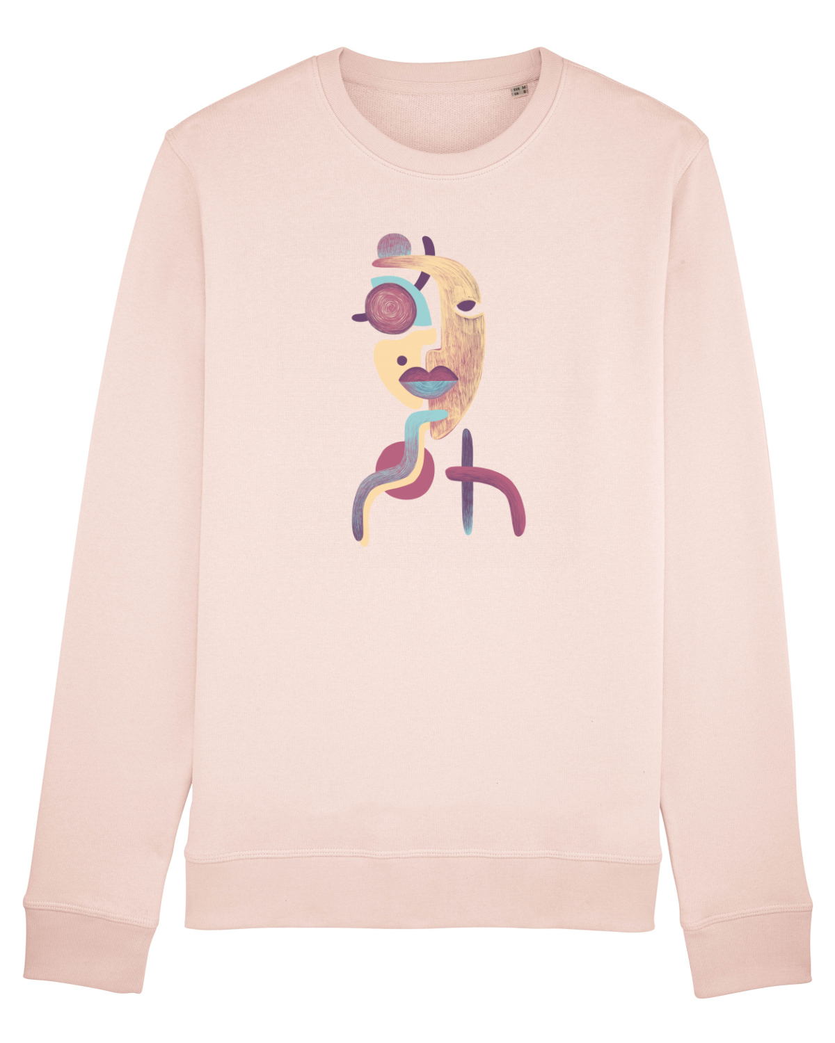 Bluză mânecă lungă Unisex Rise Candy Pink