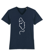 Același chip Tricou mânecă scurtă guler V Bărbat Presenter