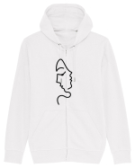 Același chip Hanorac cu fermoar Unisex Connector