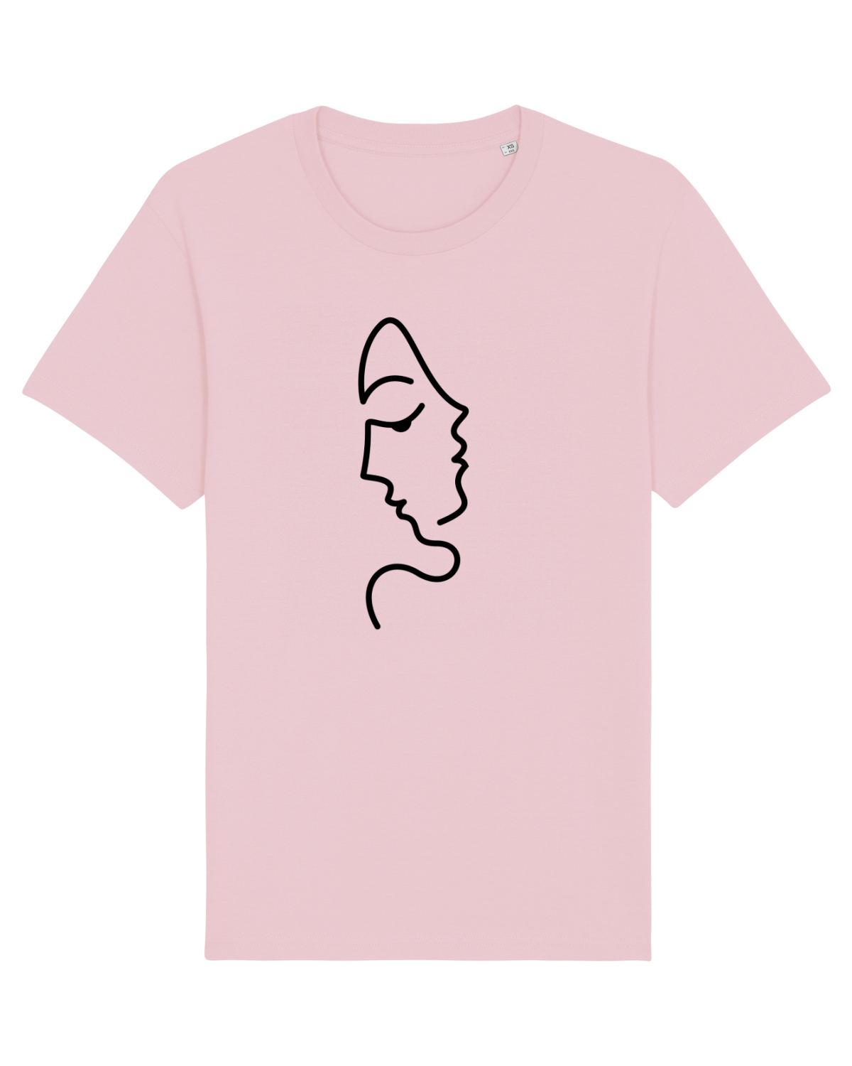 Tricou mânecă scurtă Unisex Rocker Cotton Pink