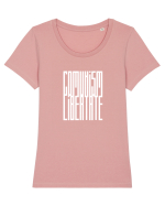 Comunism / Libertate Tricou mânecă scurtă guler larg fitted Damă Expresser