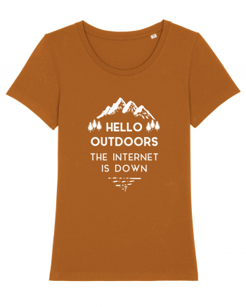 Hello Outdoors The Internet Is Down Roasted Orange