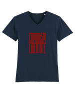 Comunism / Libertate Tricou mânecă scurtă guler V Bărbat Presenter